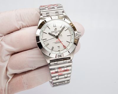 Breitling Chronomat Automatic GMT 40MM Etc2836 Movement White Watch